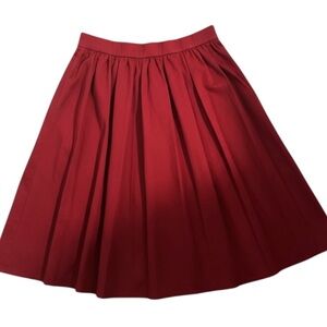 Elegant Red Women's Skirt